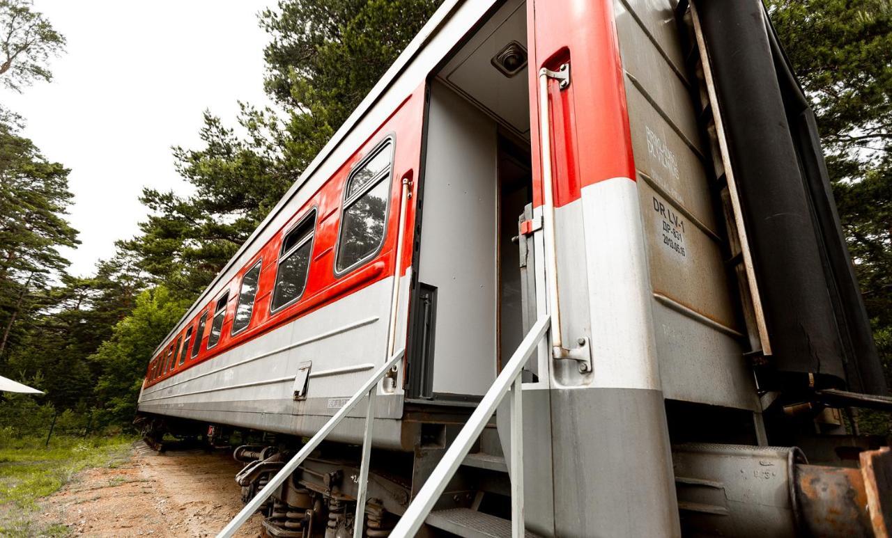 Palanga Camping Compensa Hostel Eksteriør billede